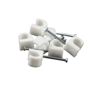 Kabelklammer 5-7 mm Rund Vit 100-pack